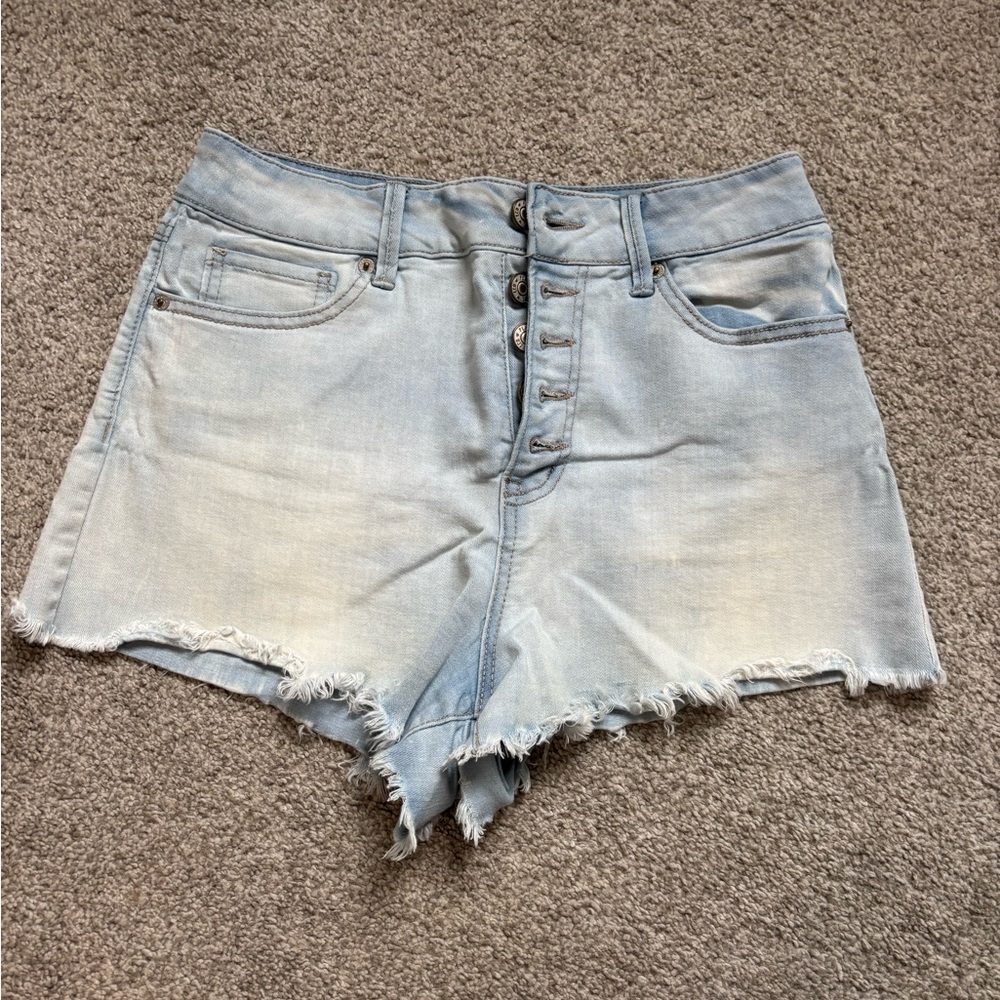 Light Blue Denim Women's Shorts